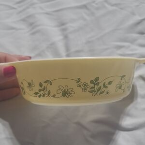 Shenandoah Vintage Floral Yellow Baking Dish